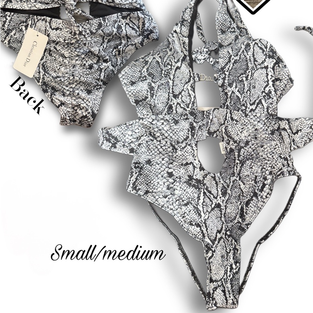 Snake pattern one piece